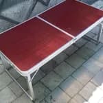 Meja Lipat Koper Kaki Kotak - Thumbnail 1